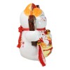 Japanese Lucky Charm White Beckoning Cat Maneki Neko With Waving
