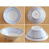 Tableware East Trapezoid Bowl, Large, Gyokusa, Blue Sou 8.1 inches