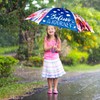 HOVUK Classic Umbrella for Children's, Kids Girls Stick Umbrella with