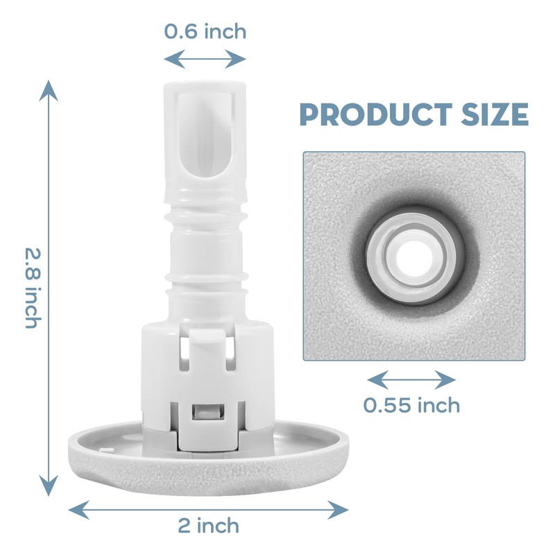 Showingo 2'' Spa Hot Tub Jets Compatible with Cluster Storm