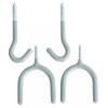 Everbilt Multi-Use Assorted Storage Vinyl Coated Steel Screw-In Hooks Value