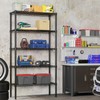 OLIXIS 5 Tier Storage Shelves, Metal Wire Rack Shelving Unit,