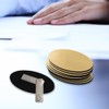 Oval Name Badge Blanks with Magnet - 10 Pack (Blue)
