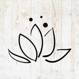 Yoga Decals Peel and Stick - Wall Vinyl Decals Stickers - Inspirational Meditation Pose Namaste Mandala Lotus Om Zen Spiritual Chakra - Car Window Truck Laptop Tumbler - Studio Room Decor DWSV18795