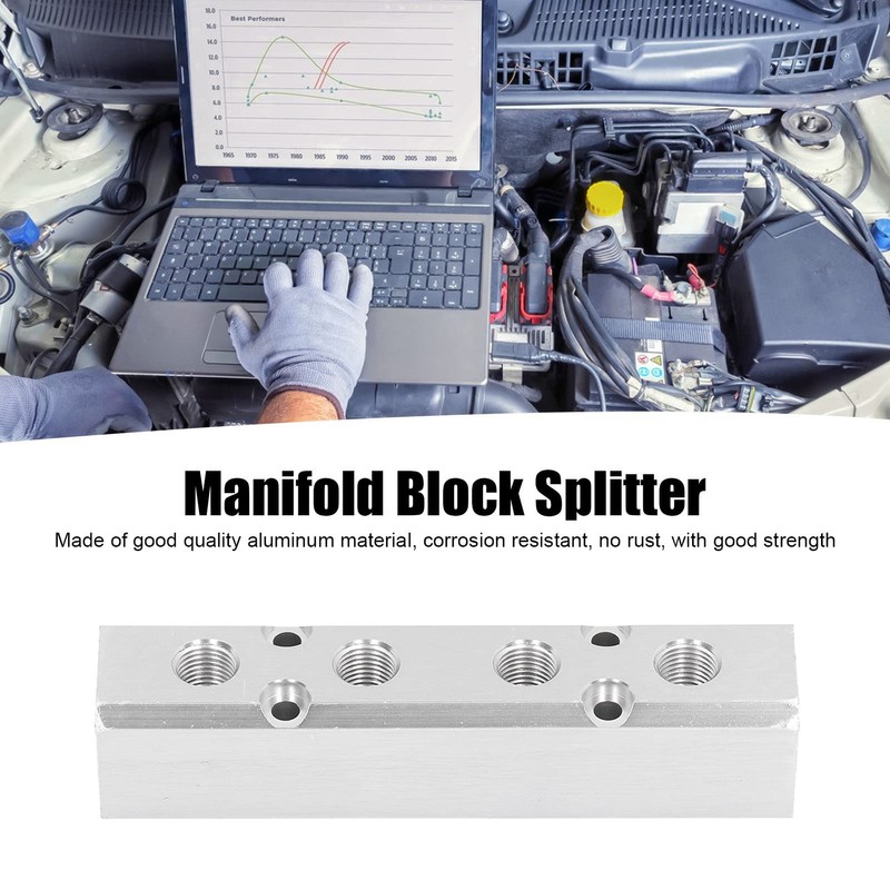 Pneumatic Distribution Block Distribution Block Plug Splitter - G1/2 Input