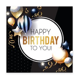 Handarbeit - Lieblingsladen 1 Elegant Birthday Card 14.8 x 14.8 cm with White Envelope