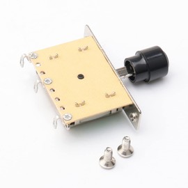 3 Way Pickup Selector Toggle Switch for Fender Strat Stratocaster Tele Body Guitar, Black Tip, Electric Guitar