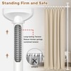 Bonpally Room Divider Curtain Rod, No Drilling Tension Rod for