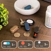 Pill Pod Micro Magnetic Keychain Pill Holder 3-Pack - Compact,