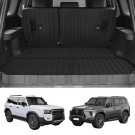 for 2024 2025 Land Cruiser 2nd Rear Seat Backrest Mats TPE All Weather Protection Mat Accessories (only for 5/7 Seater 2nd Backrest Mats)
