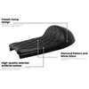 DKMOTORK 0399 Hump Motorcycle Retro Cafe Racer Seat with Diamond