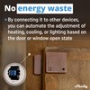 Shelly Blu Door/Window White - Smart Bluetooth-Operated Montion Sensor Alarm,