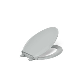 KOHLER CACHET® Nightlight Soft Close Toilet Seat Elongated, ReadyLatch®, Grip-Tight Hardware, Ice Grey
