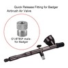 HUBEST Multi-Size Airbrush Adapter Set Air Brush Fitting Connector Kit