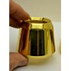 POLISHED BRASS 1 1/2" SMOOTH CANDLE FOLLOWERS - BURNERS -