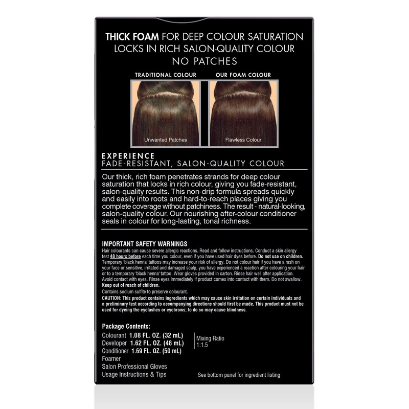 John Frieda Precision Foam Colour, Light Natural Brown 6N, Full-Coverage