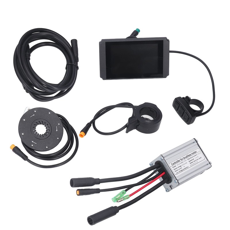15A Electric Bike Controller Kit Waterproof LCD8H Meter Bicycle Conversion