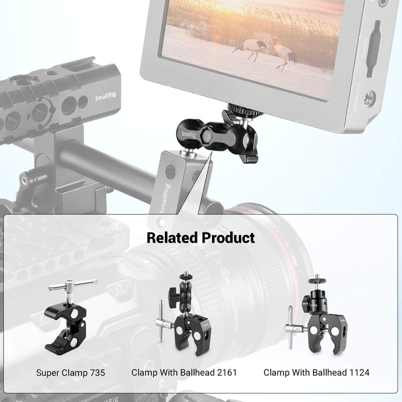 SMALLRIG Universal Magic Arm with Small Ballhead - 2157