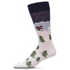 MeMoi Mountain Skier - Calcetines para hombre con mezcla de
