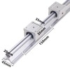GUWANJI 2Pcs SBR20-1200mm Slide Linear Rail with 4Pcs SBR20UU Square