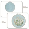 Zelphvt Beginner Cross Stitch Kits Daisy Flower Beginner Embroidery Kit