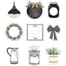 Carson Dellosa 150-Piece Farmhouse Decor, Bulletin Board Decorations for Bulletin Board & Classroom Door Decorations, Modern Farmhouse Decor for Thanksgiving & Fall Decor, Wall Decor, Classroom Decor