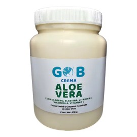 Crema De Aloe Vera Ozonizada - Gob - 450 G Todo Tipo De Piel