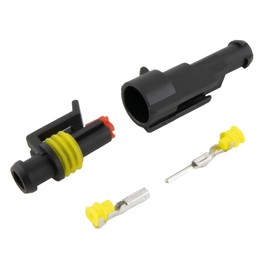 10 x Car Cable Connector 1-Pin Quick Connector IP67 Waterproof for Car Motorcycle Boat