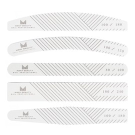 MANY BEAUTY Nail File for Gel Nails 100/150 - Nail Files for Gel Nails Simple - Nail Files Natural Nails - Files for Gel Nails - Nail Accessories - Nail File Disposable - Nail Files Set of 1