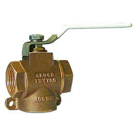 Groco 1 2in Npt 3-way Valve Twv-500