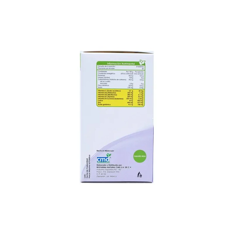 Gluta Max Tabs Cmd Ácido Glutámico Complejo Vita