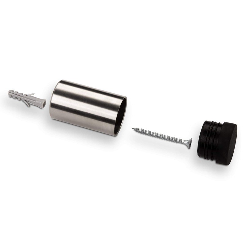 2 x So-Tech® Door Stoppers Real Stainless Steel Diameter 30