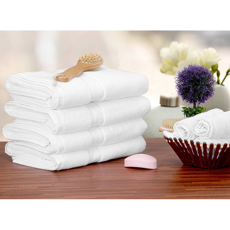Utopia Towels Luxurious Bath Towels, 24 Pack, White