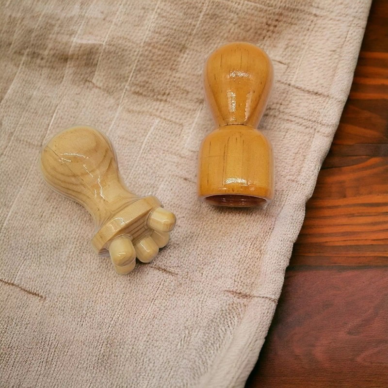 SingEX Artesanal Kit Mini Copas Suecas Tablilla Maderoterapia Facial Papada