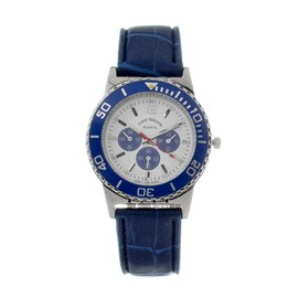 Louis Valentin Men's Analogue Digital Automatic Watch with Strap S0375930, multicoloured, Ribbon