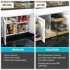 SlidingSusan Pull Out Drawer Organizer for Cabinets, Gliding Soft Close