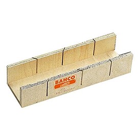 Bahco 234-W3 Laminated Wood Miter Box, Beige