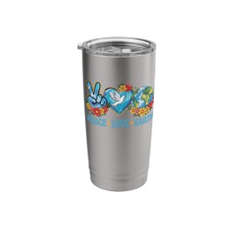 Earth Day Teacher Environment Day Recycle Earth Kids Toddler Stainless Steel Insulated Tumbler