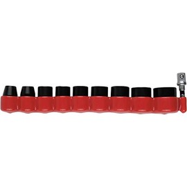 Makita E-01688 Impact XPS® 10 Pc. 3/8" Drive 6-Point Metric Impact Socket Set w/Standard Socket Adapter