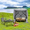 COBIZI 6x6 Pop up Gazebo Tent, Ez up Waterproof Screen