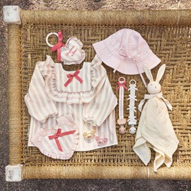 Elodie Details Baby Blinkie Comforter Blanket 100% Extra Soft Oeko-Tex Cotton Tender Taupe