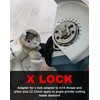 Casaverde M14 XLock Adapter for Angle Grinder Cutting Blade,Core Dirll