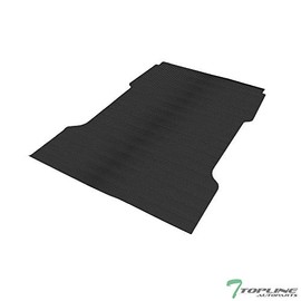 TLAPS 7422439153141 For 1997-2003 Ford F150 / 1997-1999 F250 Light Duty / 2004 F150 Heritage Flareside 6.5 Feet (78") Bed Black Rubber Horizontal Line Truck Bed Mat v2