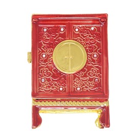 YISHUI Feng Shui Blue Wealth Cabinet W4178 (Red)
