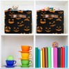 WELLDAY 1PCS Storage Basket Cute Expression Large Foldable Storage Bin