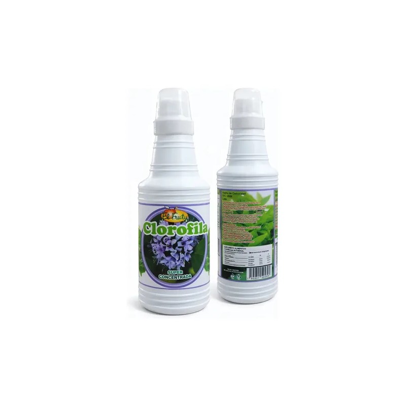Clorofila Líquida El Fruty Súper Concentrada 500ml Natural