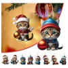10 Piezas De Colgante Árbol De Navidad Para Gatos, Regalo