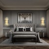 Modern Crystal Wall Sconces,Gold Wall Light Fixtures, Luxury Indoor Wall