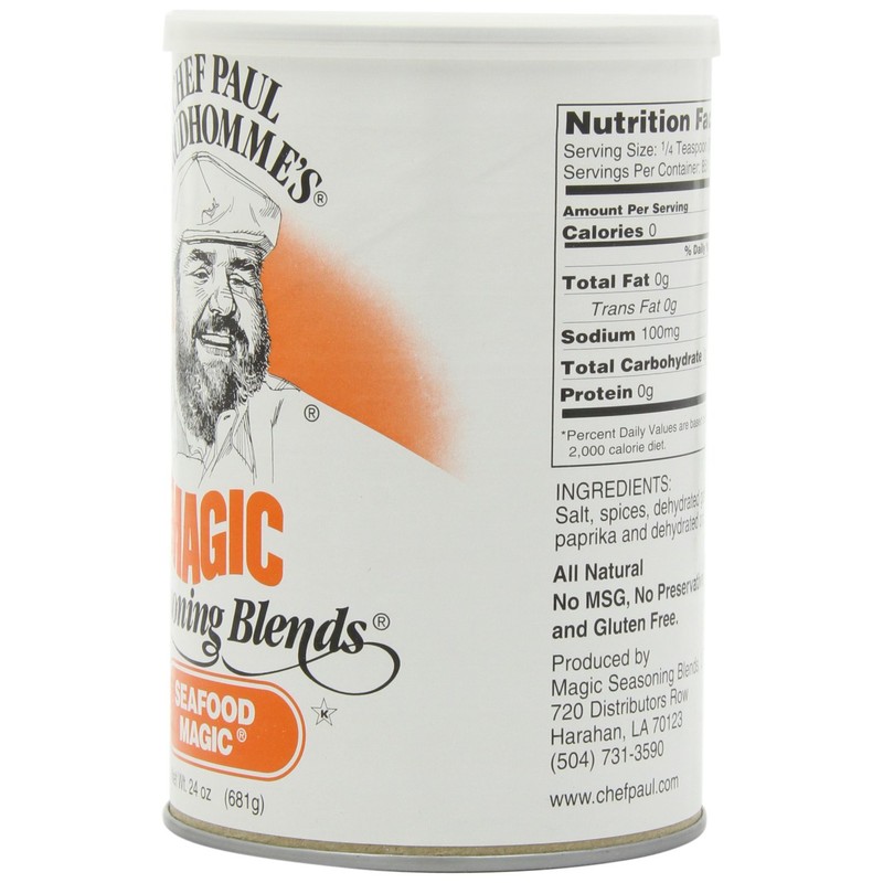 Chef Paul Seafood Magic Seasoning, 24-Ounce Canisters (Pack of 2)