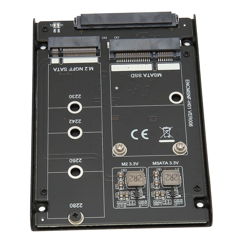 M.2 NGFF MSATA to SATA3 Adapter Card JBOD Mode 6Gbps